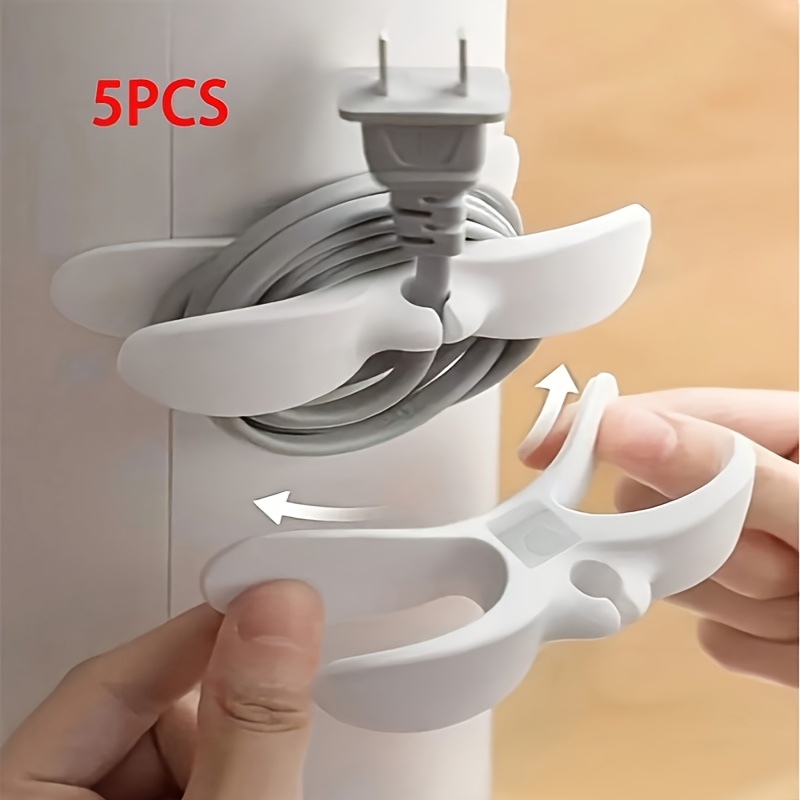 Kitchen Appliances In White - 5 organizer per cavi in plastica