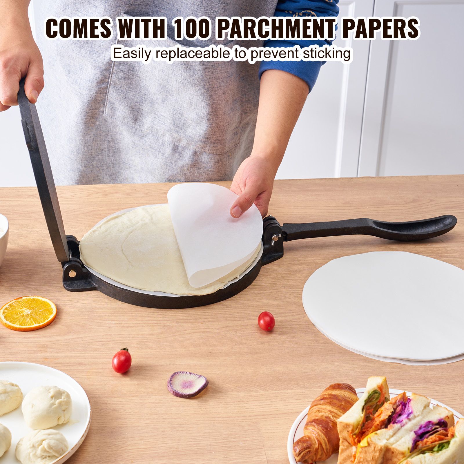 Tortilla Press Cast - Pressa per Tortillas, Macchina per Tortillas