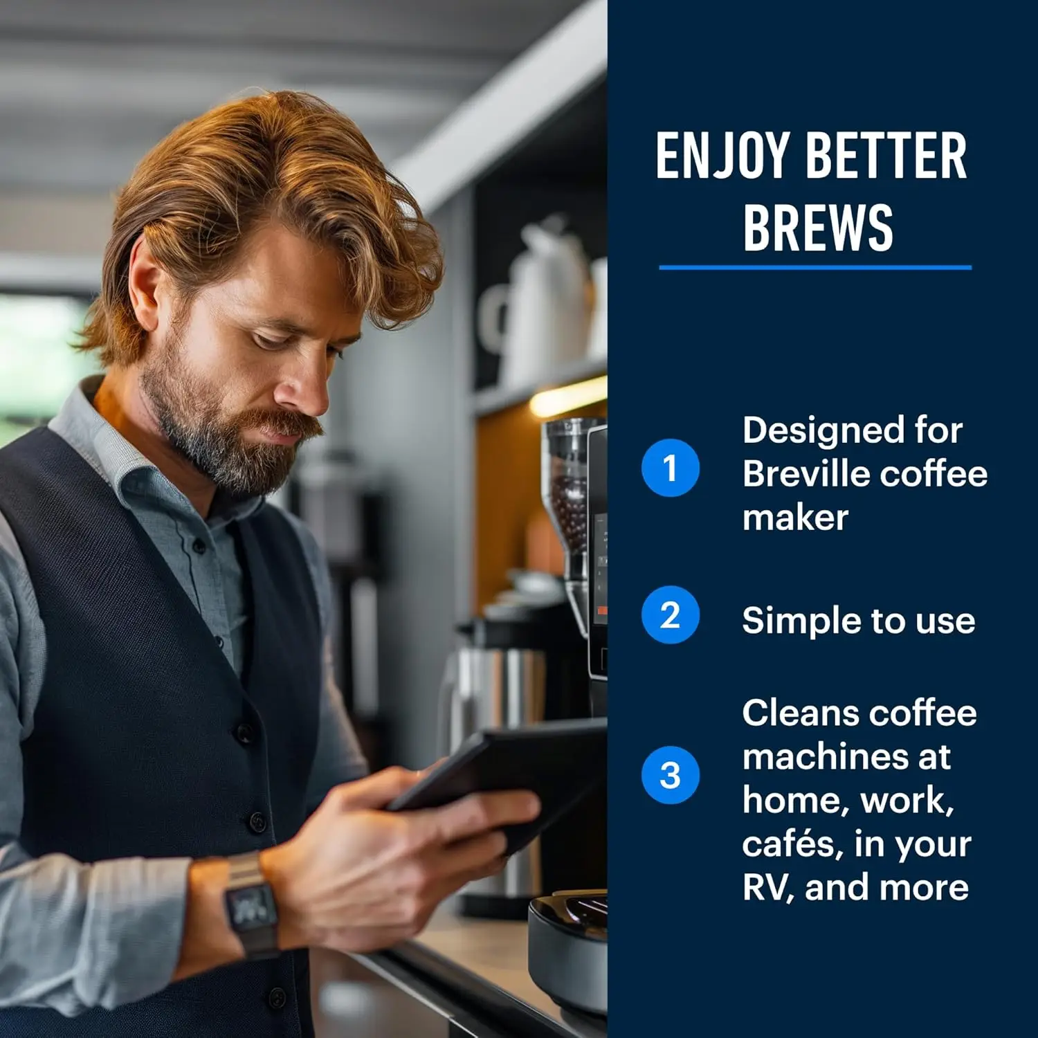 Compresse per la pulizia della - Breville Espresso Barista Express recensione e prezzo