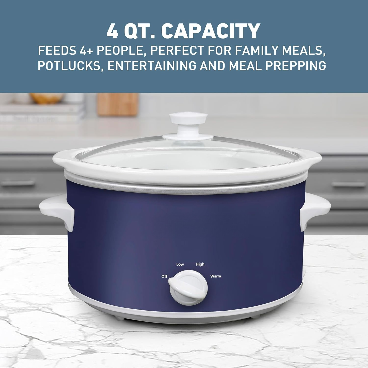 Pentola a cottura lenta da 4 l - Slow Cooker Ceramic recensione e prezzo