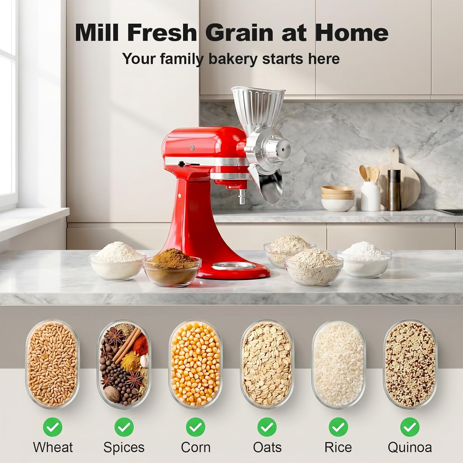 Accessorio Macinacereali in Me - Kitchen Appliances Lowes recensione e prezzo