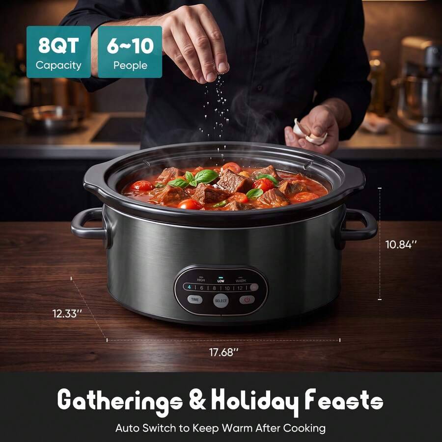 Sweetcrispy Cooker, Rivestimen - Slow Cooker Ceramic recensione e prezzo